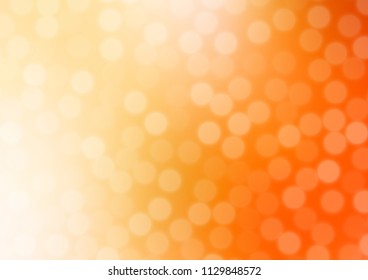 Light Yellow, Orange vector abstract bright template. Colorful illustration in abstract style with gradient. The blurred design can be used for your web site.