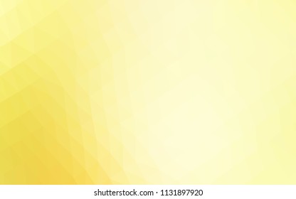 Light Yellow, Orange vector abstract mosaic pattern. A completely new color illustration in a vague style. The completely new template can be used for your brand book.