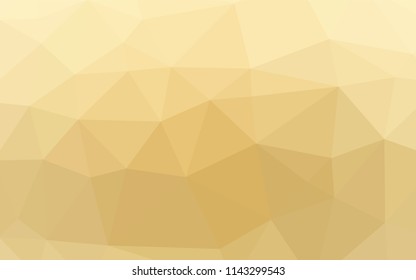 Light Yellow, Orange vector abstract polygonal layout. Colorful illustration in abstract style with gradient. Brand new design for your business.