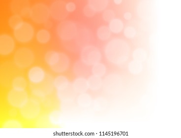 Light Yellow, Orange vector abstract bright template. Glitter abstract illustration with an elegant design. The elegant pattern for brand book.
