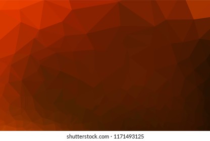 Light Yellow, Orange vector abstract mosaic backdrop. Colorful abstract illustration with gradient. A completely new template for your business design.