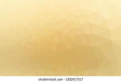 Light Yellow, Orange vector abstract mosaic background. Brand new colorful illustration in with gradient. Completely new design for your business.