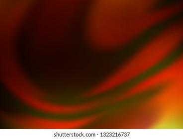 Light Yellow, Orange vector abstract blurred template. Colorful illustration in abstract style with gradient. The template for backgrounds of cell phones.
