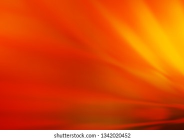 Light Yellow, Orange vector abstract blurred pattern. Shining colorful illustration in a Brand new style. The template can be used for your brand book.