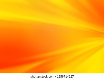 Light Yellow, Orange vector abstract background. A vague abstract illustration with gradient. Brand new design for your business.