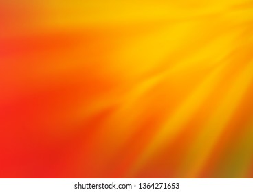Light Yellow, Orange vector abstract bokeh pattern. Glitter abstract illustration with an elegant design. The template for backgrounds of cell phones.