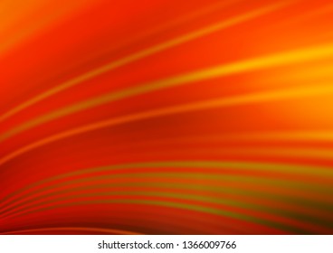 Light Yellow, Orange vector abstract bokeh pattern. Colorful illustration in blurry style with gradient. The template for backgrounds of cell phones.