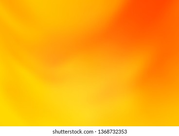 Light Yellow, Orange vector abstract bright background. A vague abstract illustration with gradient. The elegant pattern for brand book.
