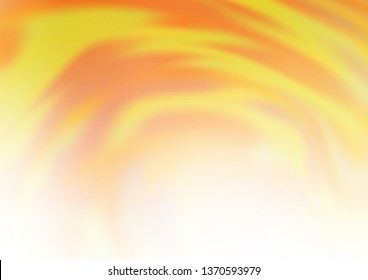 Light Yellow, Orange vector abstract blurred background. Modern geometrical abstract illustration with gradient. The elegant pattern for brand book.