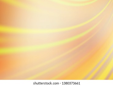 Light Yellow, Orange vector abstract blurred background. Creative illustration in halftone style with gradient. The blurred design can be used for your web site.