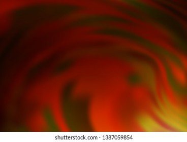 Light Yellow, Orange vector abstract blurred template. Creative illustration in halftone style with gradient. Brand new style for your business design.