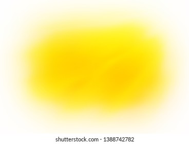 Light Yellow, Orange vector abstract blurred background. A completely new color illustration in a bokeh style. A new texture for your design.
