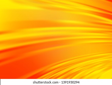 Light Yellow, Orange vector abstract background. Glitter abstract illustration with an elegant design. The blurred design can be used for your web site.