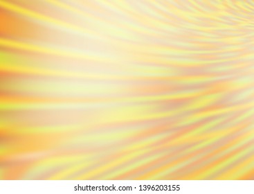 Light Yellow, Orange vector abstract blurred background. Creative illustration in halftone style with gradient. A completely new design for your business.
