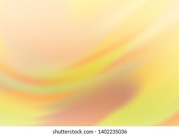 Light Yellow, Orange vector abstract blurred background. Colorful illustration in blurry style with gradient. The template can be used for your brand book.