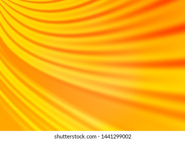 Light Yellow, Orange vector abstract bright template. Colorful illustration in blurry style with gradient. The background for your creative designs.