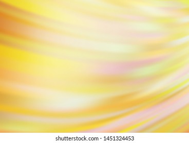 Light Yellow, Orange vector abstract blurred background. Modern geometrical abstract illustration with gradient. The template for backgrounds of cell phones.