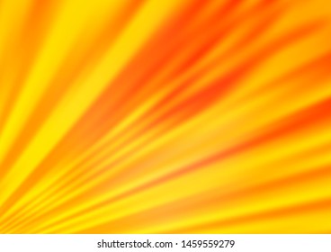 Light Yellow, Orange vector abstract blurred background. An elegant bright illustration with gradient. A completely new template for your design.