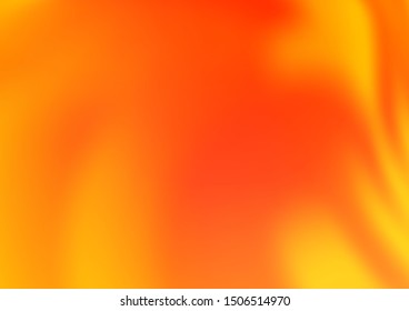 Light Yellow, Orange vector abstract bright background. A vague abstract illustration with gradient. The template for backgrounds of cell phones.