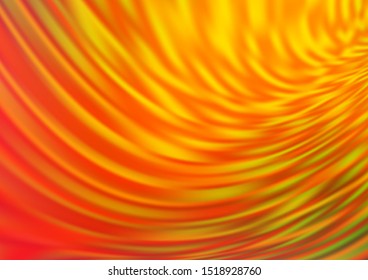 Light Yellow, Orange vector abstract template. Shining colorful illustration in a Brand new style. A new texture for your design.