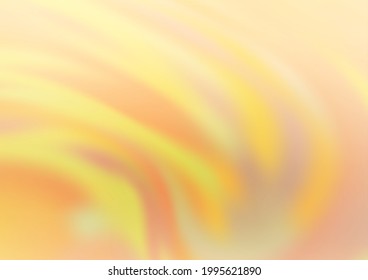Light Yellow, Orange vector abstract template. Colorful illustration in abstract style with gradient. The blurred design can be used for your web site.
