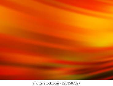 Light Yellow, Orange vector abstract blurred pattern. Glitter abstract illustration with an elegant design. A new texture for your design.