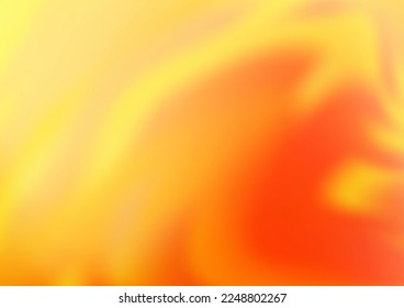 Light Yellow, Orange vector abstract bright template. Colorful abstract illustration with gradient. The elegant pattern for brand book.