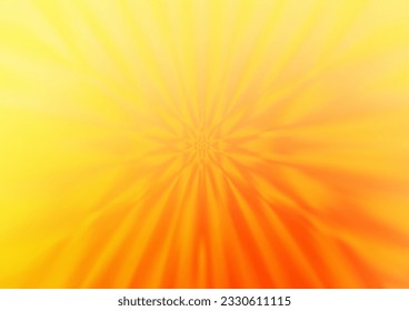 Light Yellow, Orange vector abstract blurred template. Shining colorful illustration in a Brand new style. Brand new design for your business.
