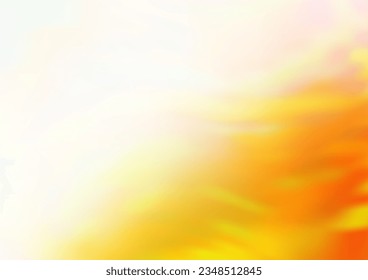 Light Yellow, Orange vector abstract bright background. Modern geometrical abstract illustration with gradient. The best blurred design for your business.