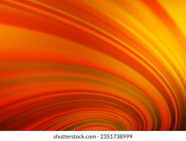 Plantilla abstracta vectorial de color amarillo claro y naranja. Ilustración abstracta geométrica moderna con gradiente. El diseño borroso se puede usar para su sitio web.