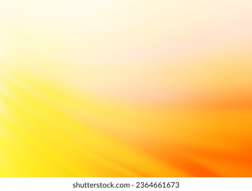 Light Yellow, Orange vector abstract background. Creative illustration in halftone style with gradient. Brand new style for your business design.