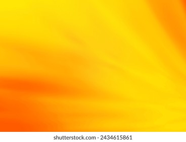 Light Yellow, Orange vector abstract blurred pattern. Colorful abstract illustration with gradient. The blurred design can be used for your web site.