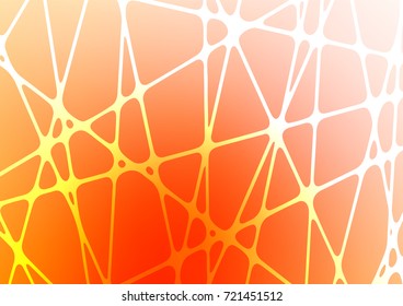 Light Yellow, Orange vector abstract doodle texture. A completely new color illustration in doodle style. The template can be used as a background for cell phones.