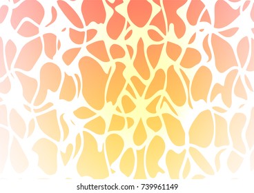 Light Yellow, Orange vector abstract doodle background. Brand-new colored illustration in blurry style with doodles. The completely new template can be used for your brand book.