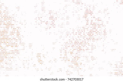 Light Yellow, Orange vector abstract pattern with circles. Geometry template for your business design. Background with colored spheres.