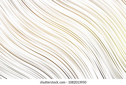 Light Yellow, Orange vector background with bubble shapes. Shining illustration, which consist of blurred lines, circles. New composition for your brand book.