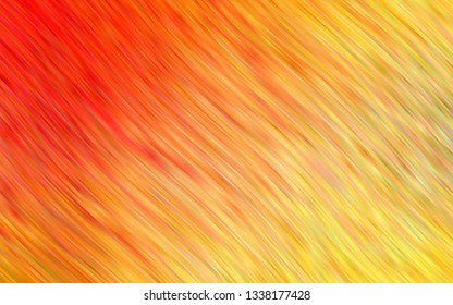 Light Yellow, Orange vector background with curved circles. A completely new color illustration in marble style. The elegant pattern for brand book.