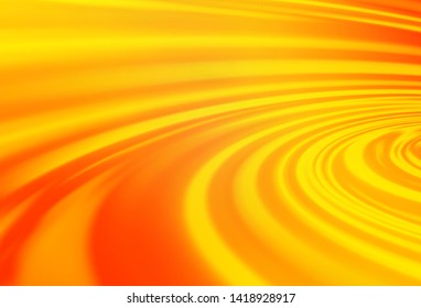 Light Yellow, Orange vector background with lava shapes. Colorful illustration in abstract marble style with gradient. Textured wave pattern for backgrounds.