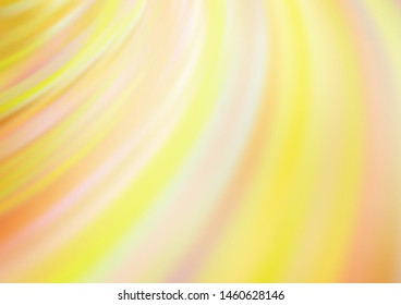 Light Yellow, Orange vector background with lamp shapes. Creative illustration in halftone marble style with gradient. A completely new marble design for your business.