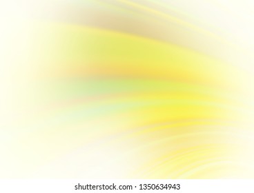 Light Yellow, Orange vector blur pattern. A vague abstract illustration with gradient. Brand new style for your business design.
