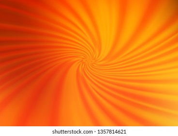 Light Yellow, Orange vector blur pattern. A completely new color illustration in a bokeh style. Brand new design for your business.