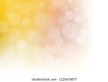 Light Yellow, Orange vector blurred background. Colorful illustration in blurry style with gradient. Brand new style for your business design.