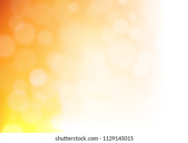 Light Yellow, Orange vector blurred shine abstract background. Colorful abstract illustration with gradient. Brand new design for your business.