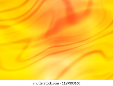 Light Yellow, Orange vector blurred shine abstract pattern. A completely new color illustration in a vague style. A completely new template for your business design.