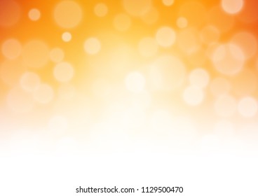 Light Yellow, Orange vector blurred and colored template. Glitter abstract illustration with an elegant design. A completely new design for your business.