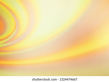 Light Yellow, Orange vector blurred and colored background. An elegant bright illustration with gradient. A completely new design for your business.