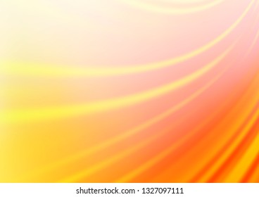 Light Yellow, Orange vector blurred bright pattern. A vague abstract illustration with gradient. Brand new design for your business.