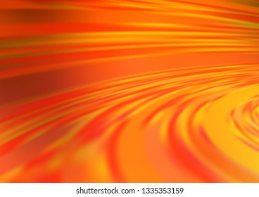 Light Yellow, Orange vector blurred and colored template. Shining colorful illustration in a Brand new style. The elegant pattern for brand book.