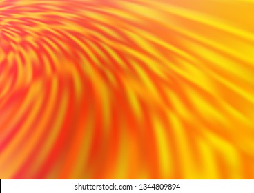 Light Yellow, Orange vector blurred shine abstract background. Colorful illustration in blurry style with gradient. The best blurred design for your business.