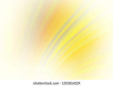 Light Yellow, Orange vector blurred and colored template. An elegant bright illustration with gradient. The elegant pattern for brand book.